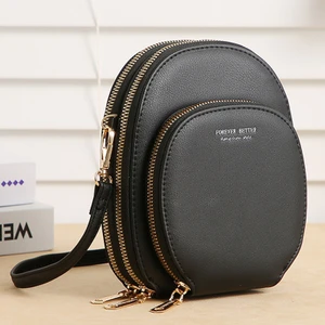 Beautifyy Kadın Omuz Çantası Küçük Crossbody Çanta Pu Kadın Büyük Kapasiteli Cep Telefon Çantası Bayanlar Çanta Hediyesi (Yurt Dışından)