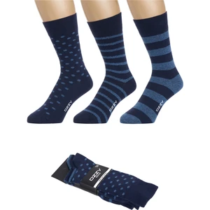 Ozzy Socks 3 Çift Dikişsiz Erkek Penye Pamuklu 4 Mevsim Çorap Dayanıklı Topuk Burun