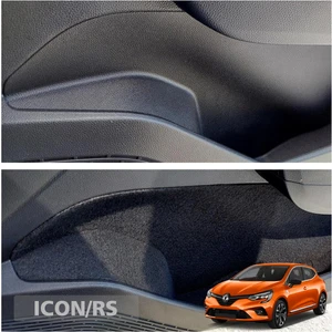 Renault Clio 5 Konfor Seti Araç Içi Eşya Saklama Cepleri Kumaş Kaplama Ses Giderici Set - ICON/RS Uyumlu