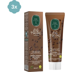 Eyüp Sabri Tuncer Kakao ve Kahve Özlü Diş Macunu 90 ml x 3 Adet