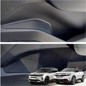 Citroen C5 Aircross Konfor Seti Araç Içi Eşya Saklama Cepleri Kumaş Kaplama Ses Giderici Set /Tüm Model Yılları İçin