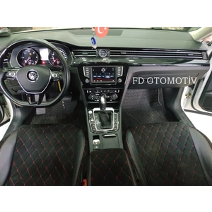 FD Otomotiv Volkswagen Passat B8 Parlak Siyah  Piano Black Full Set Trim Torpido Konsol Kaplama
