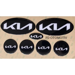 FD Otomotiv Kıa Sportage 2011 > Sonrası Yeni Kıa Logo Takım Amblem Aksesuar Beyaz Yazılı