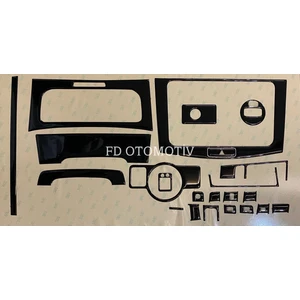 FD Otomotiv Volkswagen Passat B7 / cc Konsol Pianoblack Parlak Siyah Kaplama