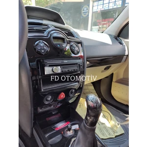 FD Otomotiv Renault Megane 2 Full Set Parlak Siyah Kaplama / Torpido Konsol Set