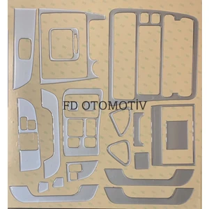 FD Otomotiv Toyota Corolla Efsane Kasa / Gümüş Gri Full Set / Torpido Konsol Maun Kaplama