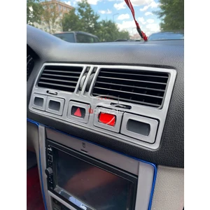 FD Otomotiv Volkswagen Bora Konsol Kaplama Gümüş Gri Görünüm Full Set