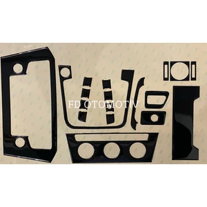 FD Otomotiv Volkswagen Passat B8 Konsol Pianoblack Kaplama Detay
