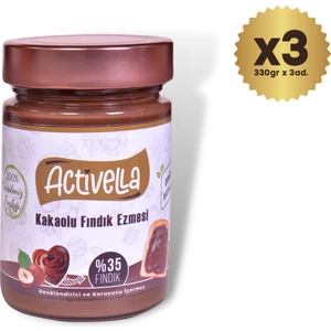 Kakaolu Fındık Ezmesi 330 gr %35 Fındıklı x 3 Adet