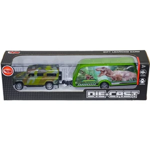 XFD1005 Kutulu Dinazor Taşıma Römorklu Jeep - Vardem Oyuncak