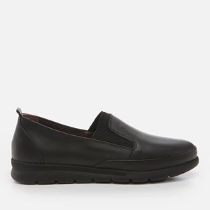 01AYH262850A100 Hakiki Deri Siyah Kadın Loafer