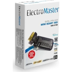 EC Shop Elektromaster Electromaster Mini Scartlı Uydu Cihazı Elektromaster Mini Scart