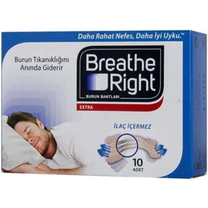 Breathe Right Ekstra Burun Bandı Normal Boy 10'lu