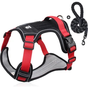 Evcil Hayvan Göğüs Tasması - Kırmızı (Yurt Dışından)