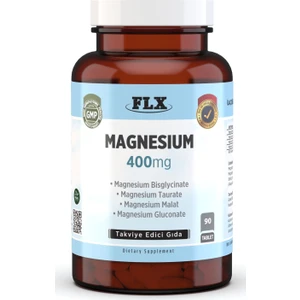 Magnezyum Bisglisinat Malat Taurat Glukonat  90 Tablet
