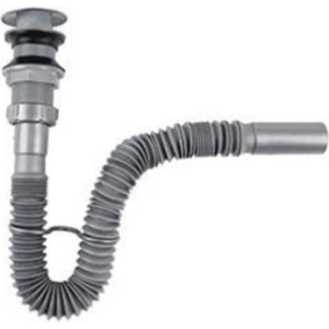 Lavabo Gideri Ø32MM Stoplu Pop-Up Gri Körüklü - 321-325 Donau