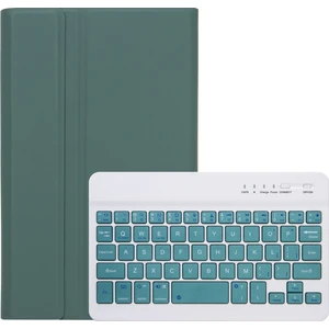 ZH Store Samsung Galaxy Tab A7 Lite 8.7 T220/T225 Için Klavye+Kılıf Koyu Yeşil (Yurt Dışından)