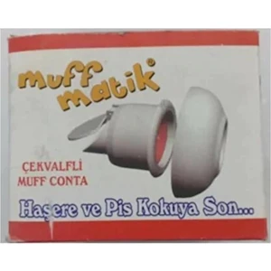Çekvalfli Muff Matik Koku Önleyici Plastik Conta