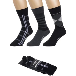 Ozzy Socks 3 Çift Dikişsiz Erkek Penye Pamuklu 4 Mevsim Çorap Dayanıklı Topuk Burun