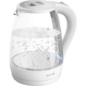 DEM-SH30W 1,7 Lt Mavi Işıklı Cam Kettle & Su Isıtıcı