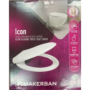 Icon Yavaş Kapanan Klozet Kapağı