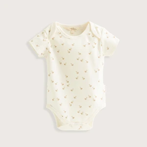 Little Swan Baskılı Body Ekru