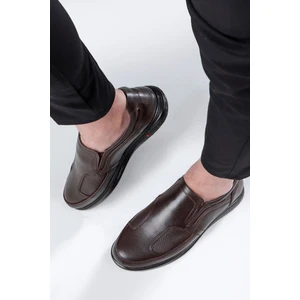 Lofor Hakiki Deri Comfort Ortopedik Erkek Günlük Ayakkabı, Baba Ayakkabısı, Ortopedik Ayakkabı, Loafer Ayakkabı