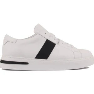 Sail Lakers - Beyaz Deri Bağcıklı Erkek Sneaker