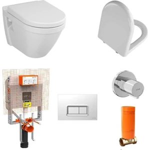 Vitra S50 Kanallı Asma Klozet+Kapak+Vitra Gömme Rezervuar Set