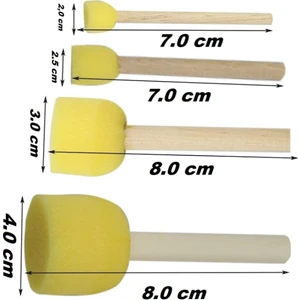 Ponpon Fırça Seti Set 4 Lü