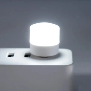 LED USB Işık Beyaz 1W Mini Boy (Tüm USB Girişlerine Uyumlu)