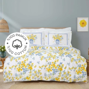 Karaca Home Enola Sarı %100 Pamuk Çift Kişilik Pike Takımı