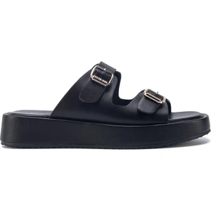 Nine West HANT 3FX Siyah Kadın Düz Terlik