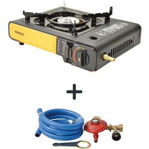 Portatif Tekli Ocak + Hortum Dedantör Set