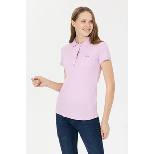 U.S. Polo Assn. Kadın Manolya Basic T-Shirt 50266348-VR211