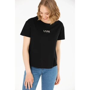 U.S. Polo Assn. Kadın Siyah T-Shirt 50266326-VR046