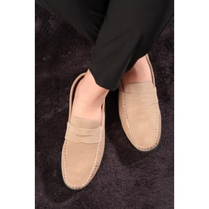 Naran Hakiki Deri Erkek Günlük Ayakkabı, Loafer Ayakkabı, Hafif Ayakkabı, Süet Ayakkabı