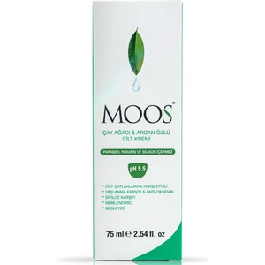 Çay Ağacı & Argan Özlü Parabensiz Silikon Içermeyen Cilt Kremi 75 ML.