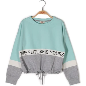 Kız Çocuk Baskılı Sweatshirt