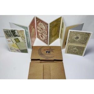 Emir Collection Ptt Üretimi Osmanlı 10 Farklı Pul Temalı Kartpostal