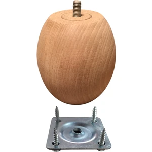 Vera Hediyelik Eşya Ahşap Gürgen Koltuk Ayağı / Uzunluk : 8 cm / Çap : 7.5 cm 3301000000405