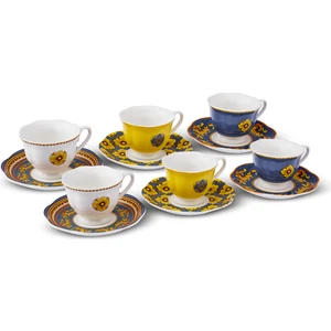 Capri 6 Kişilik Kahve Fincan Takımı 80 ml