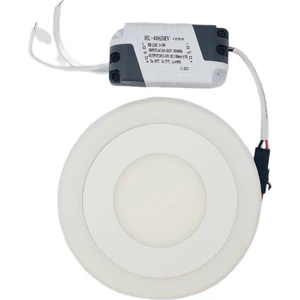 Hero Led 3 + 3 Watt LED Spot Beyaz Kasa Çift Renk (Beyaz Işık ve Kırmızı) HL-6021BK ( 2 Adet )