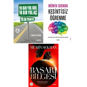 Ya Bir Yol Bul Ya Bir Yol Aç - Kesintisiz Öğrenme - Başarı Bilgesi - 3 Kitap - Mümin Sekman