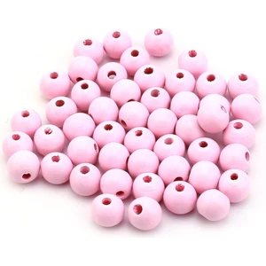 Hobi Dünya Pembe Ahşap Tahta Boncuk