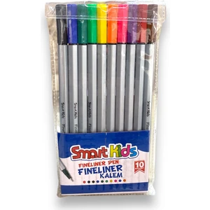 Smartkids 3563 Fınelıner Kalem 10 Renk Pvc Paket