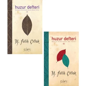 M. Fatih Çıtlak 2 Kitap Set - Huzur Defteri 1 - Huzur Defteri 2