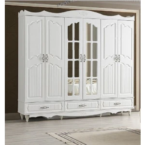 Muğla Mdf 6 Kapılı Dolap