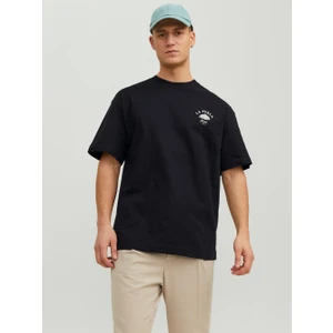 Jack & Jones Jormontecarlo Watercolor Tee Ss Crew Sn Siyah Erkek T-shirt 12241610-Black