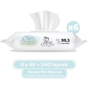 Islak Mendil Bio Natural 240 Yaprak